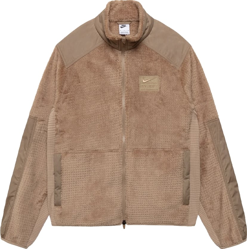 Stussy x Nike Full Zip Fleece 'Pine Nut'