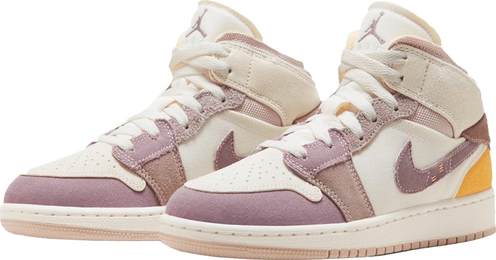 Air Jordan 1 Mid SE Craft GS 'Inside Out - Taupe Haze' - Size 38 (ARCHIVE)