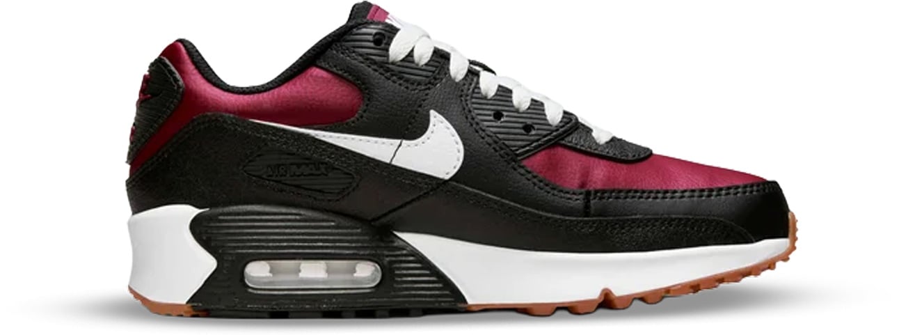 Nike Air Max 90 Leather GS 'Black Team Red'