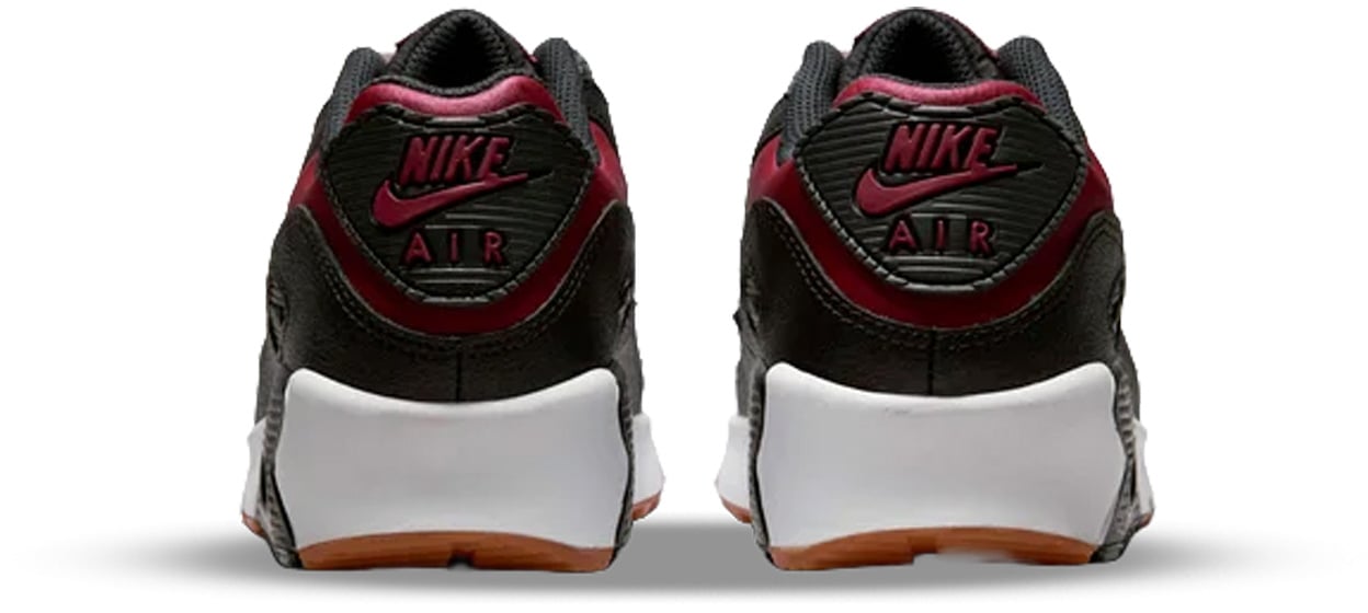 Nike Air Max 90 Leather GS 'Black Team Red'
