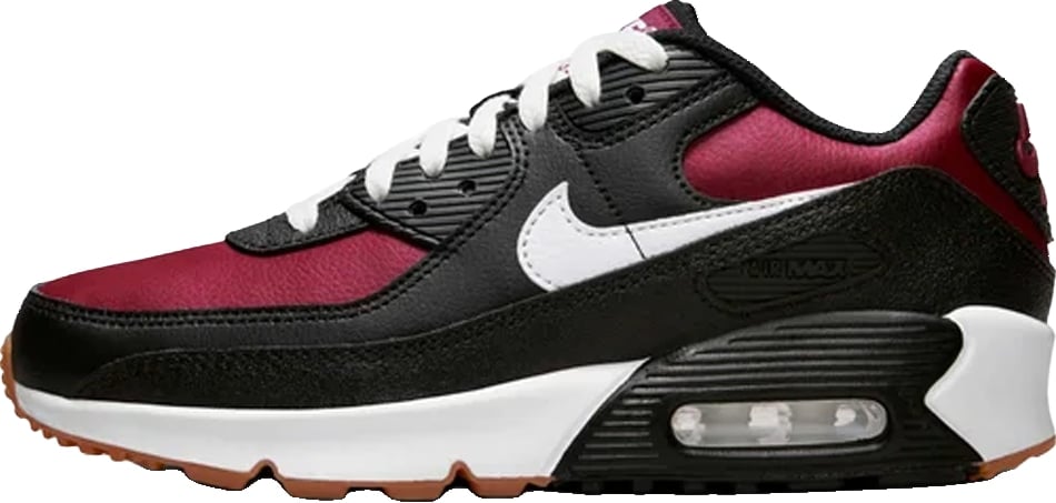 Nike Air Max 90 Leather GS 'Black Team Red'