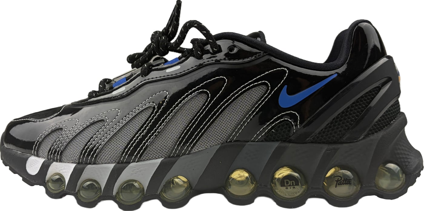 Patta x Nike Air Max DN8 'Black Metallic Silver' Size 40.5 (ARCHIVE)