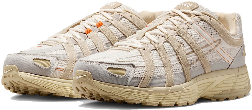 Nike P-6000 'College Grey Khaki Safety Orange'