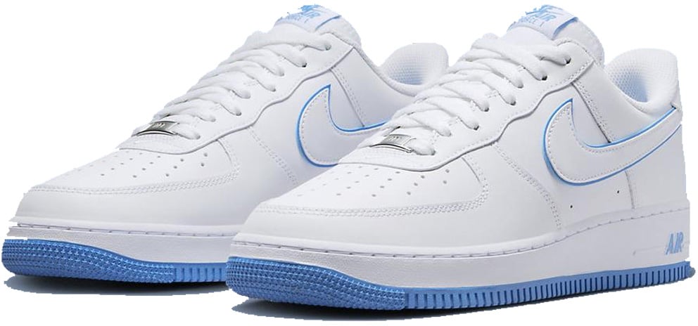 Nike Air Force 1 '07 'White University Blue'- Size 43 (ARCHIVE)