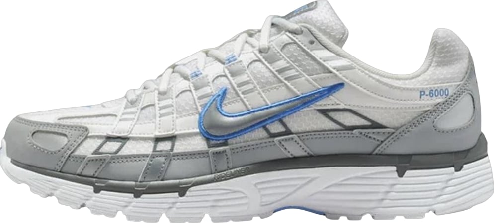 Nike P-6000 'White Metallic Silver Blue'