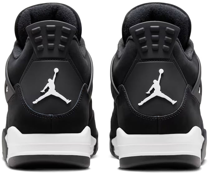 Jordan 4 Retro White Thunder 'Black White'