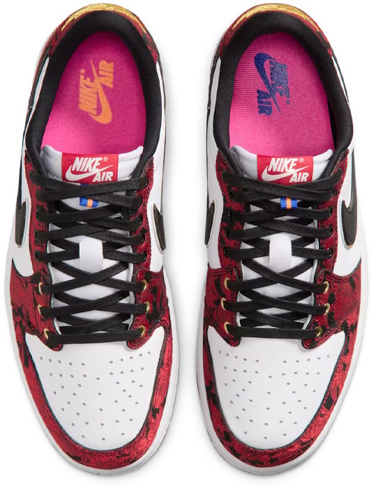 Jordan 1 Retro Low OG Last Dance At The Garden 'Black Red White'