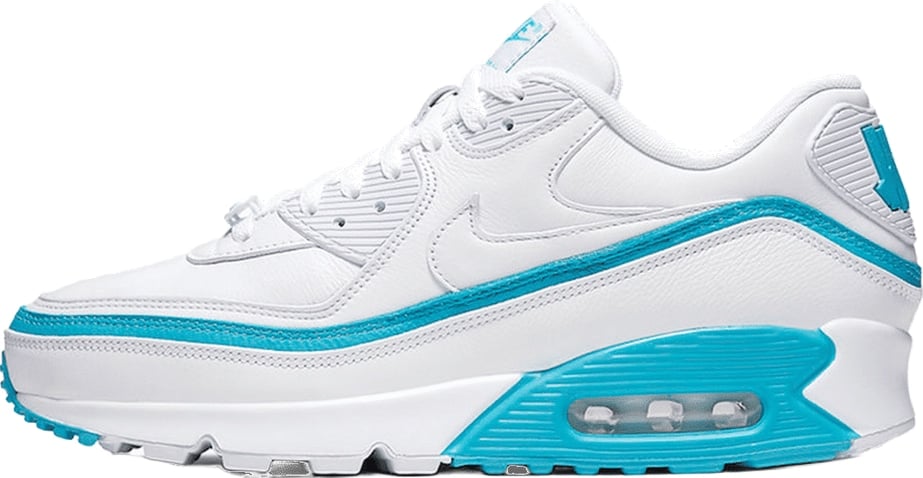 Nike Air Max 90 x Undefeated 'White Blue Fury'