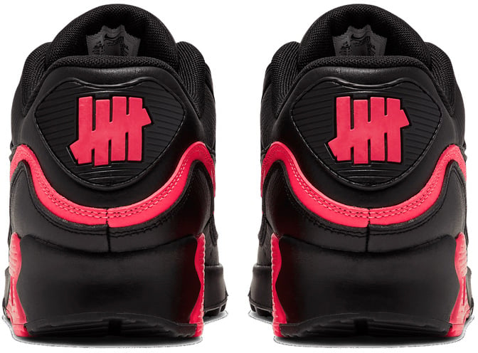 Nike x Undefeated Air Max 90 'Black Red'