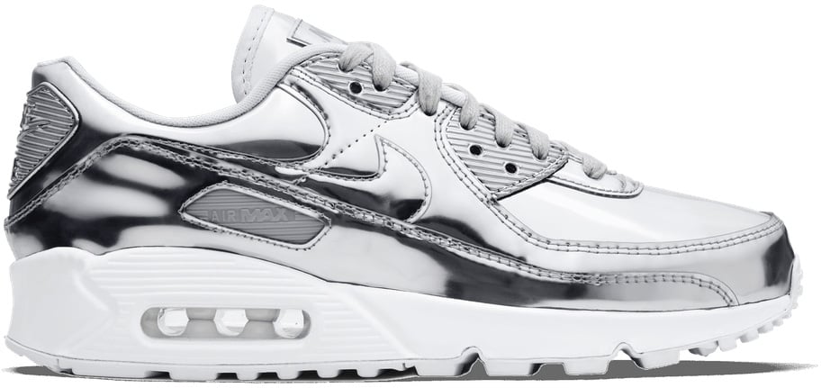 Nike Air Max 90 'Metallic Silver' (Women's)
