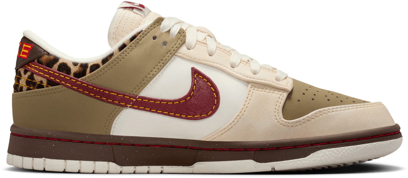 Nike Dunk Low Retro Khaki Team 'Red Pearl White' (Women's)