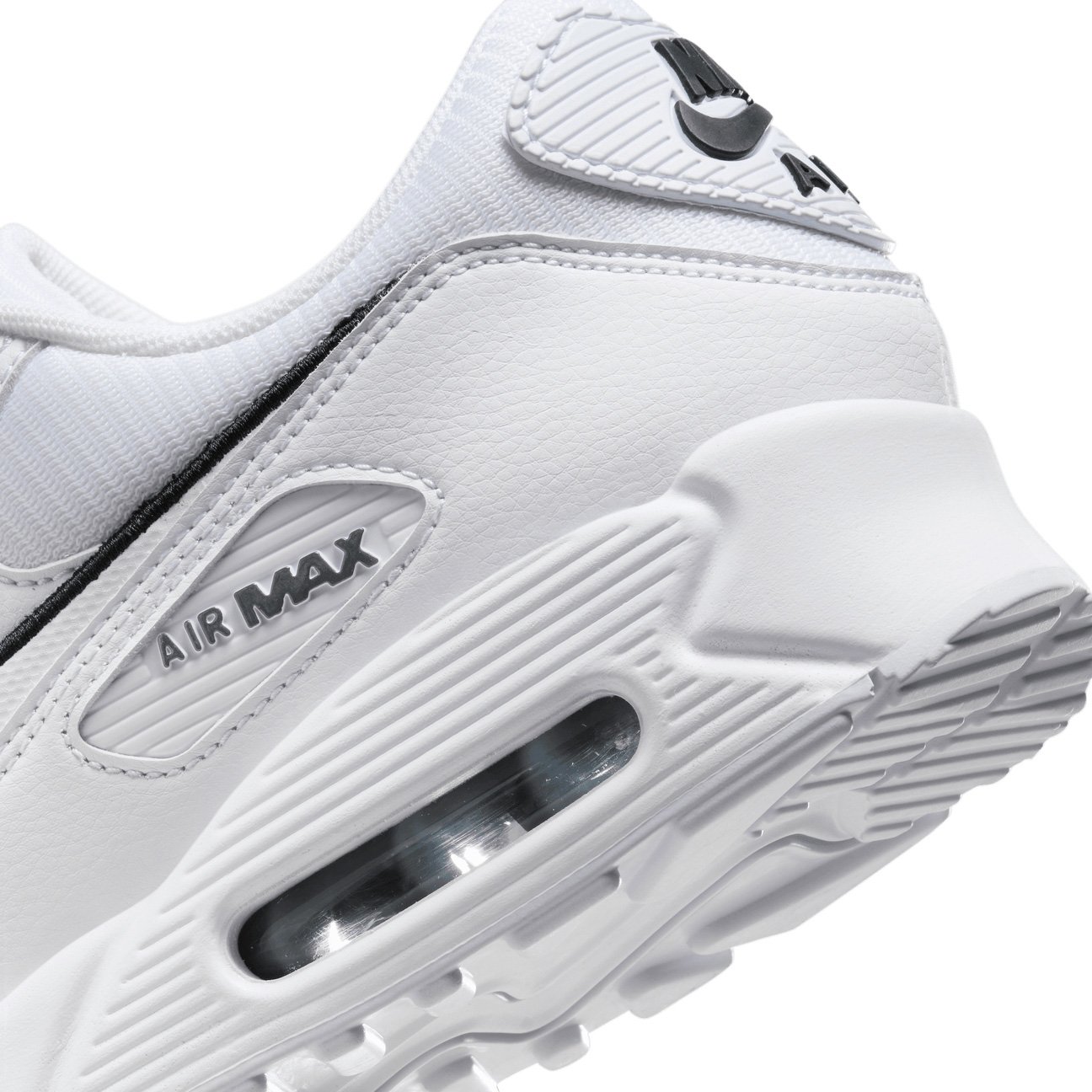 Air Max 90 'White Black Outlined Swoosh'