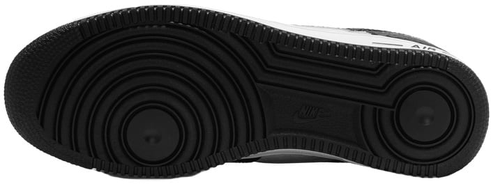 Nike Air Force 1 Low Cracked Leather 'Black White'