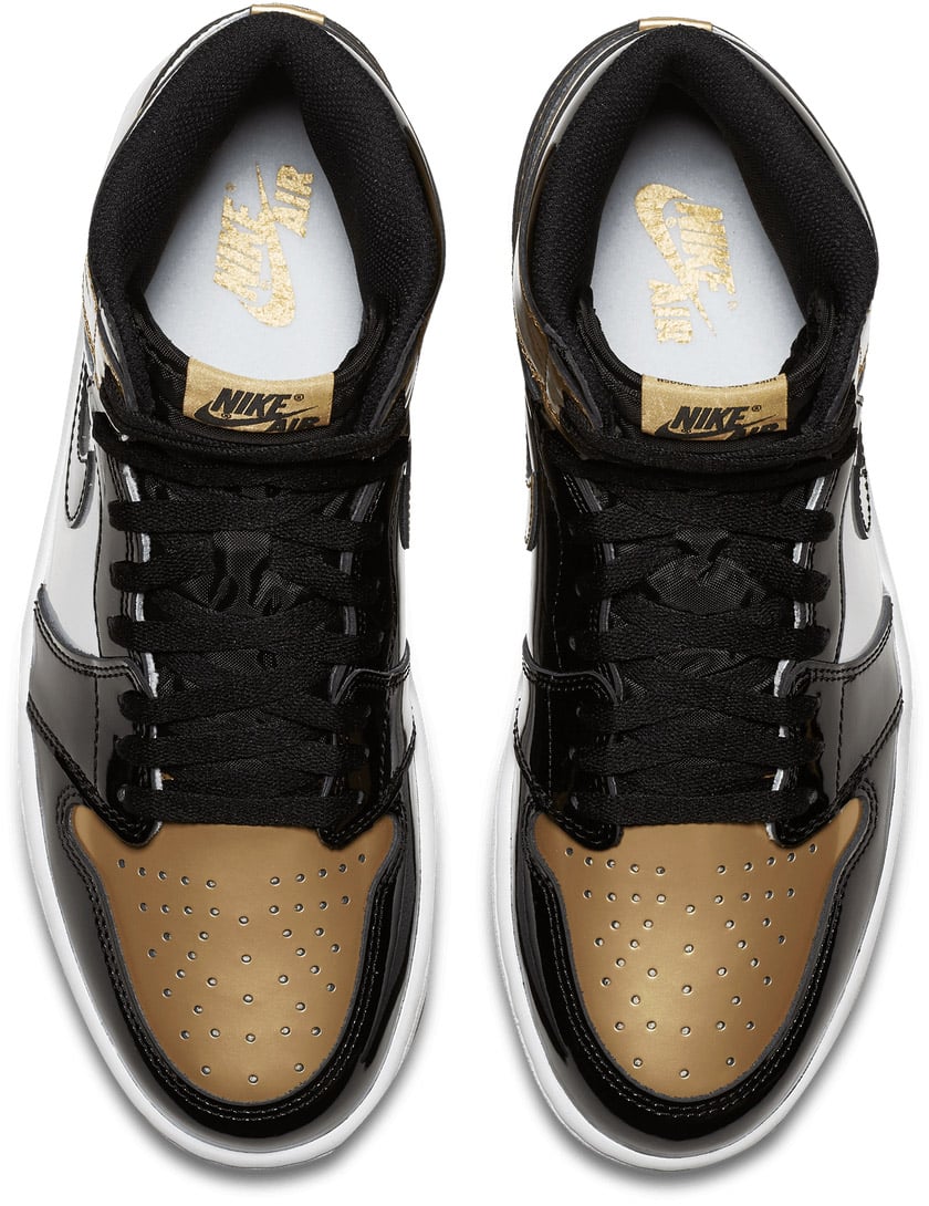 Jordan 1 Retro High NRG 'Patent Gold Toe'