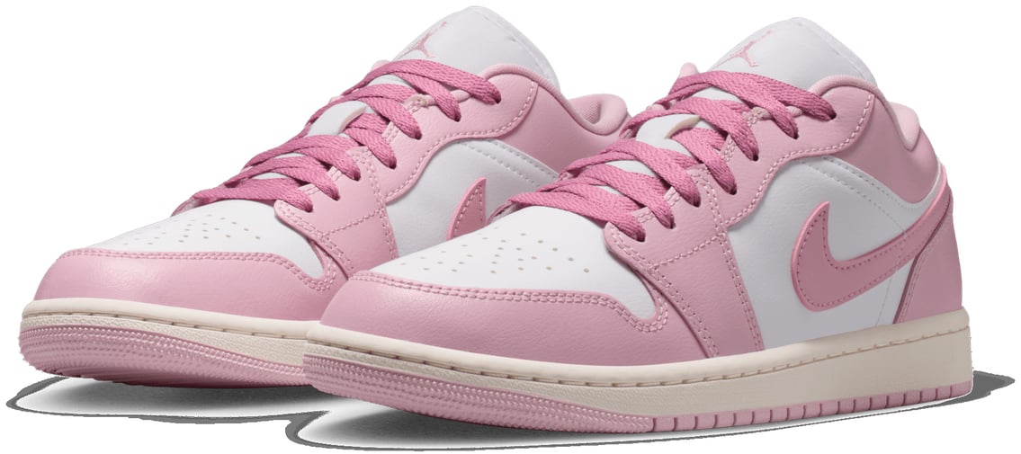 Air Jordan 1 Low 'Iced Carmine White' (Women's)