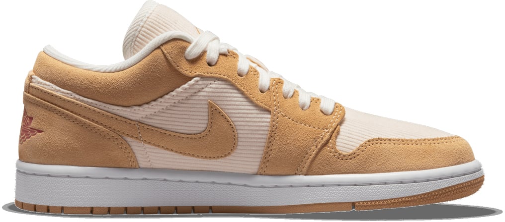 Air Jordan 1 Low SE 'Twine Orange Quartz Corduroy' (Women's)