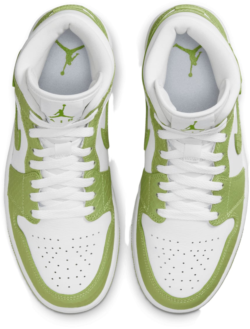 Air Jordan 1 Mid 'Green Python' (Women's)
