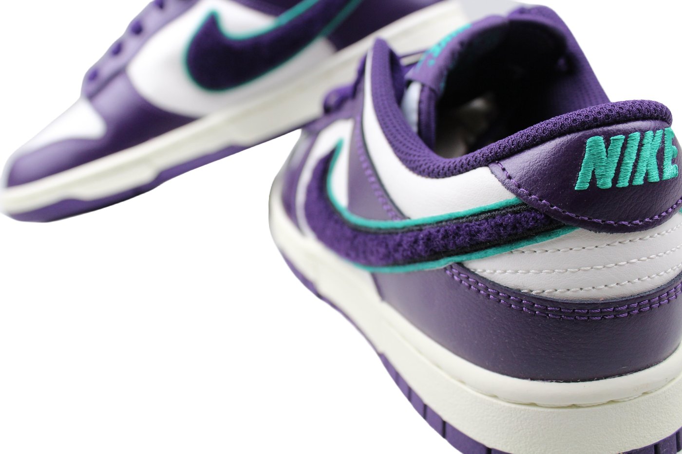 Nike Dunk Low 'Chenille Swoosh Sail Grand Purple'
