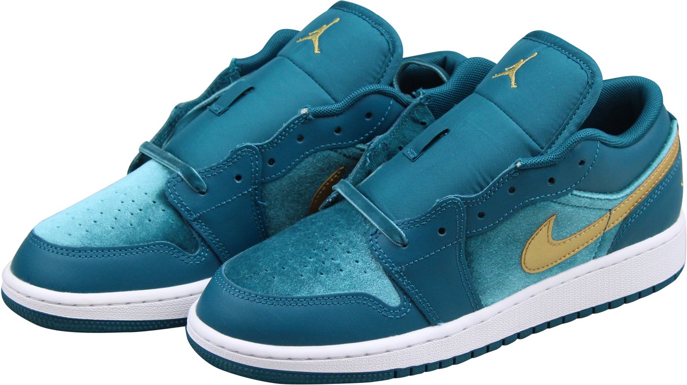 Jordan 1 Laag 'Velvet Geode Teal' (Kinderen)