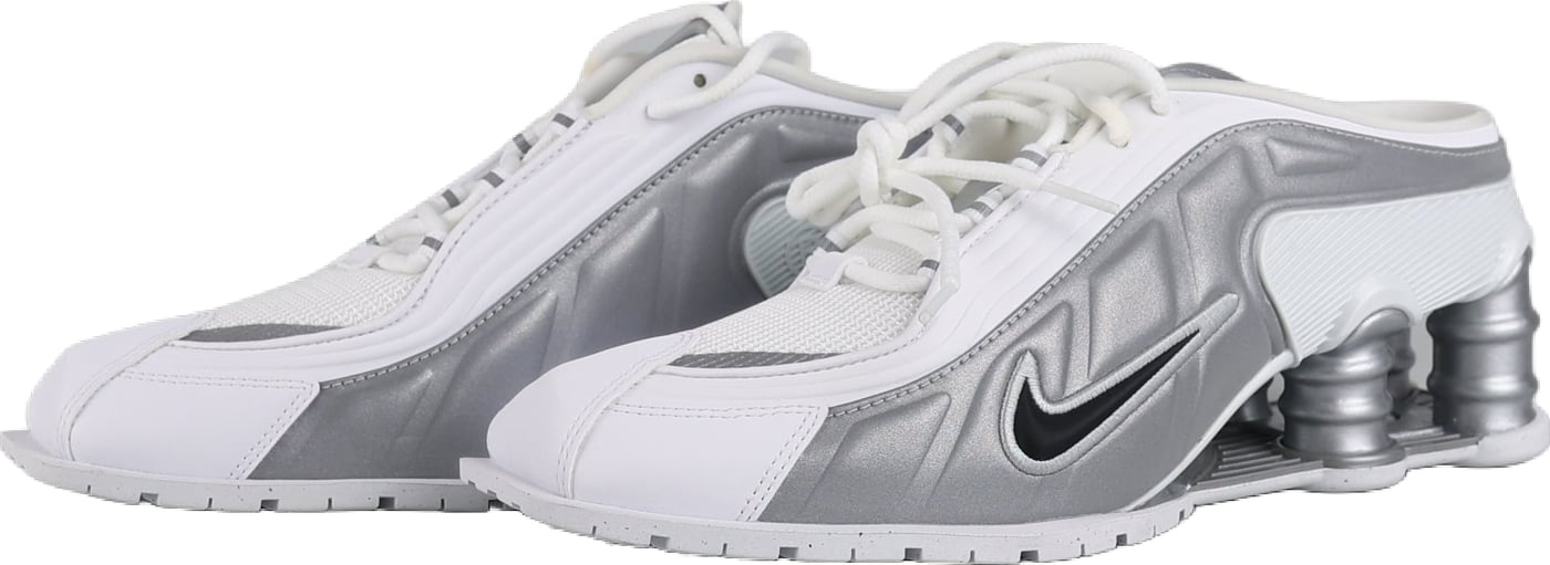 Nike Shox MR4 Mule Martine Rose Metallic Silver - maat 40.5 (ARCHIVE)