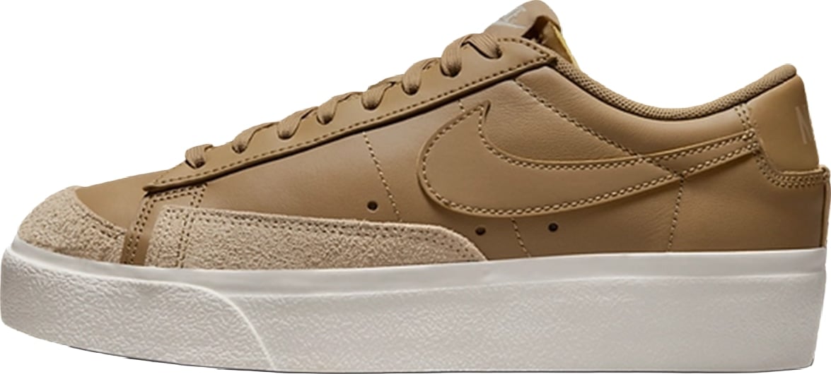 Nike Blazer Low Platform Dark Driftwood (Dames) - Maat 38.5 (ARCHIEF)