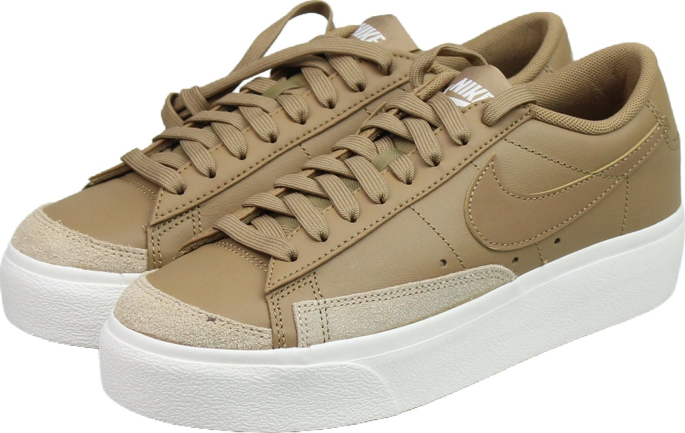Nike Blazer Low Platform Dark Driftwood (Dames) - Maat 38.5 (ARCHIEF)