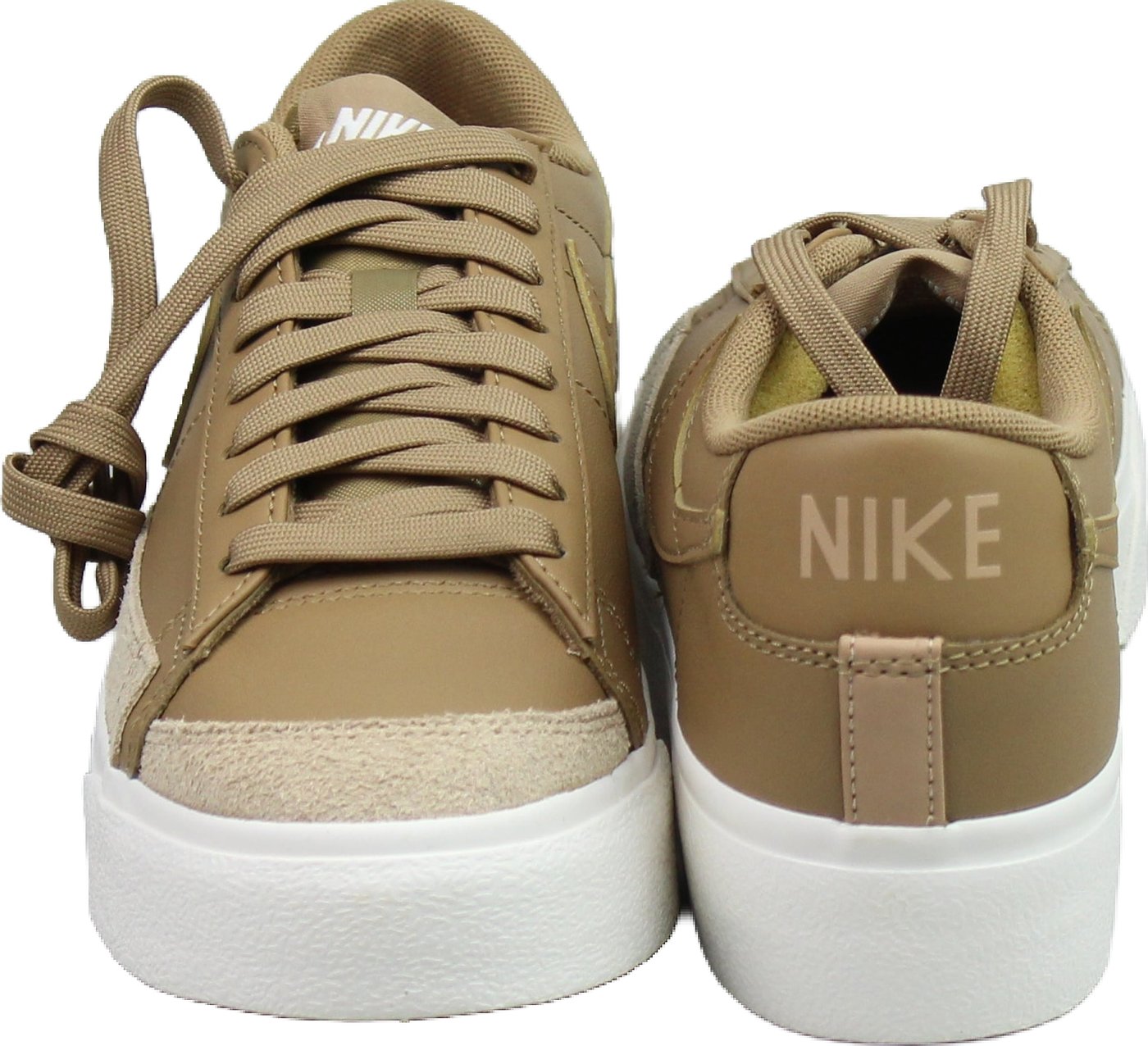 Nike Blazer Low Platform Dark Driftwood (Dames) - Maat 38.5 (ARCHIEF)