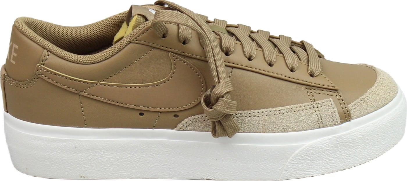 Nike Blazer Low Platform Dark Driftwood (Dames) - Maat 38.5 (ARCHIEF)