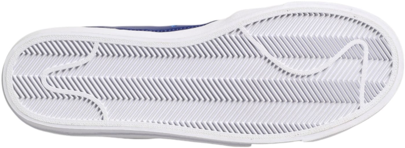 Nike White Blue Lace Up Low Top Drop-Type PRM Sneakers Shoes