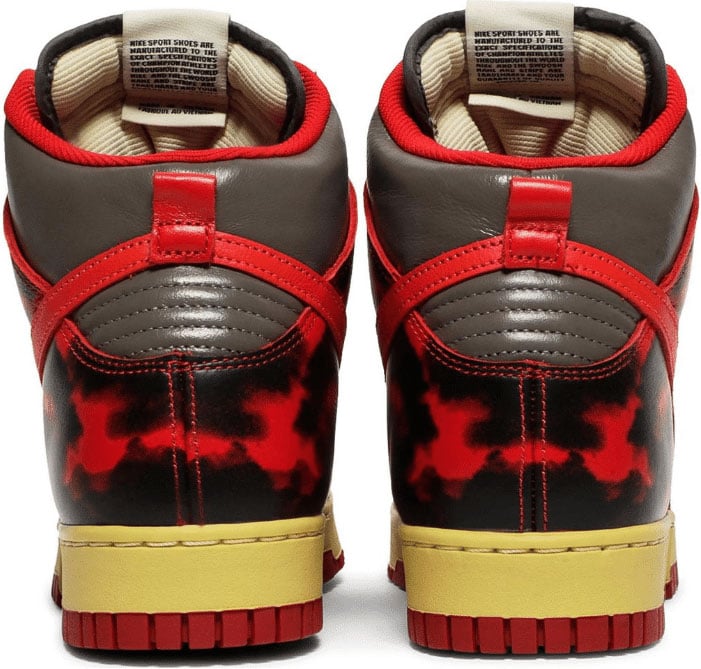 Dunk High 1985 Red Acid Wash