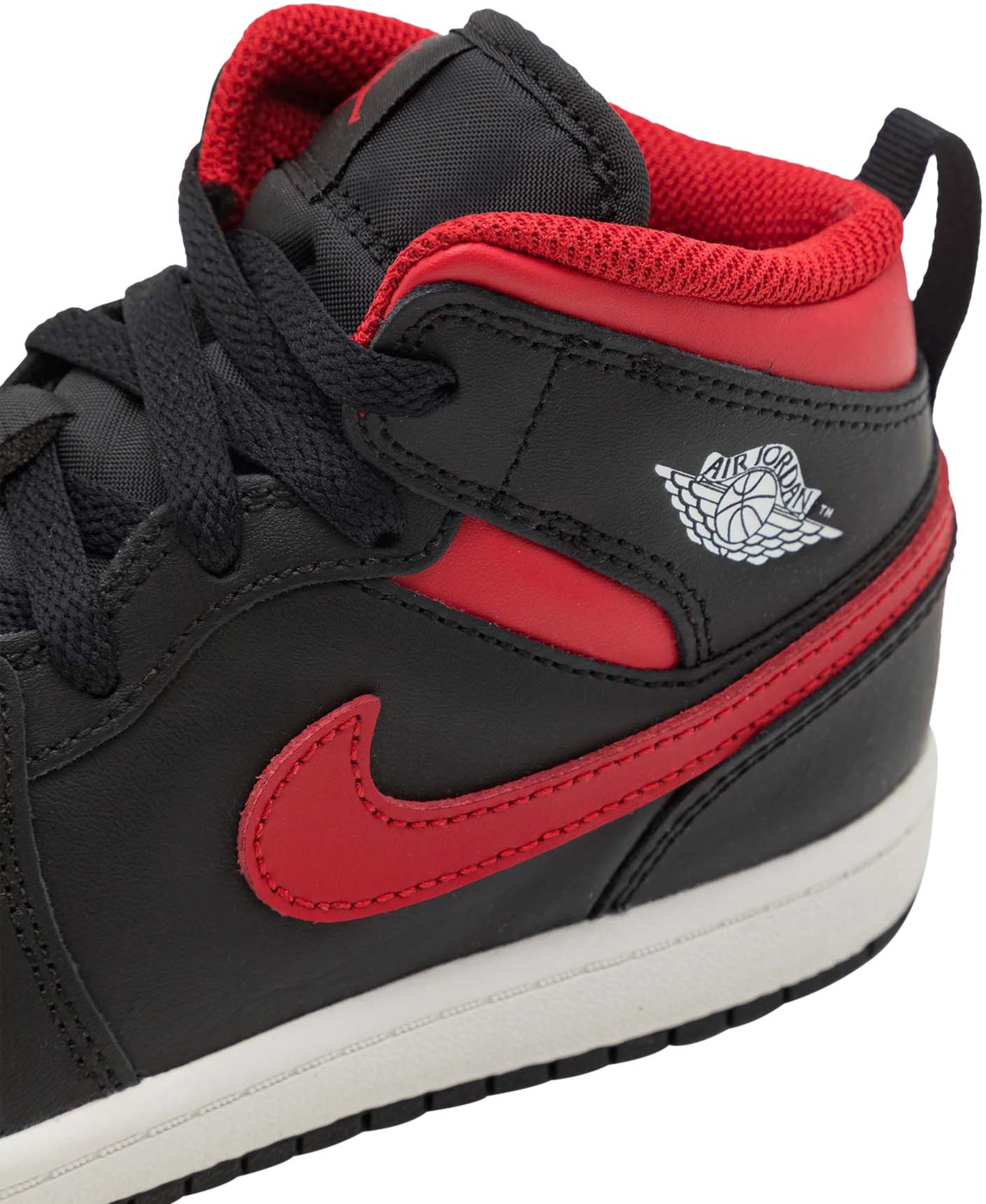 Air Jordan 1 Mid Schoen Bred (GS)