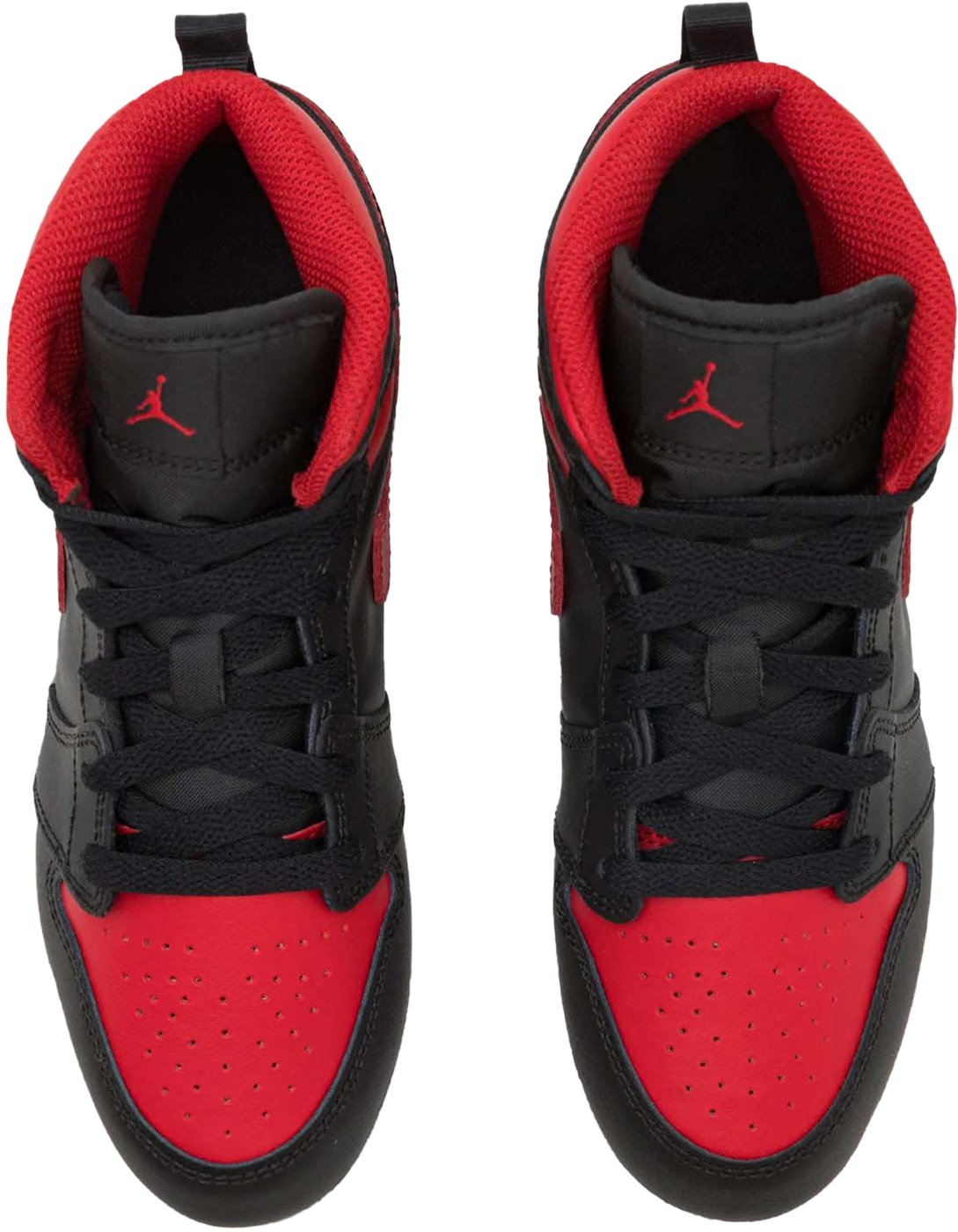 Air Jordan 1 Mid Schoen Bred (GS)