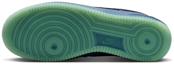 Nike Air Force 1 Low Patent Leather Mystic Navy Grape Ice
