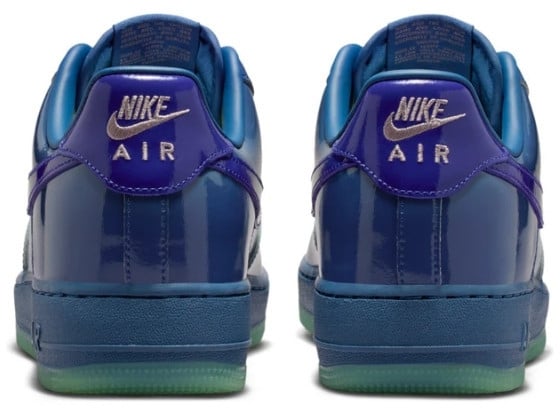 Nike Air Force 1 Low Patent Leather Mystic Navy Grape Ice