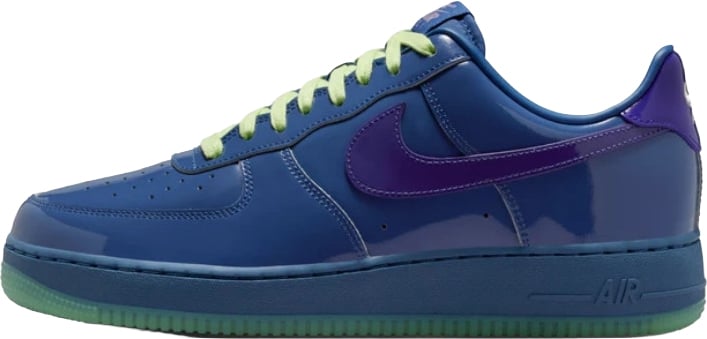 Nike Air Force 1 Low Patent Leather Mystic Navy Grape Ice
