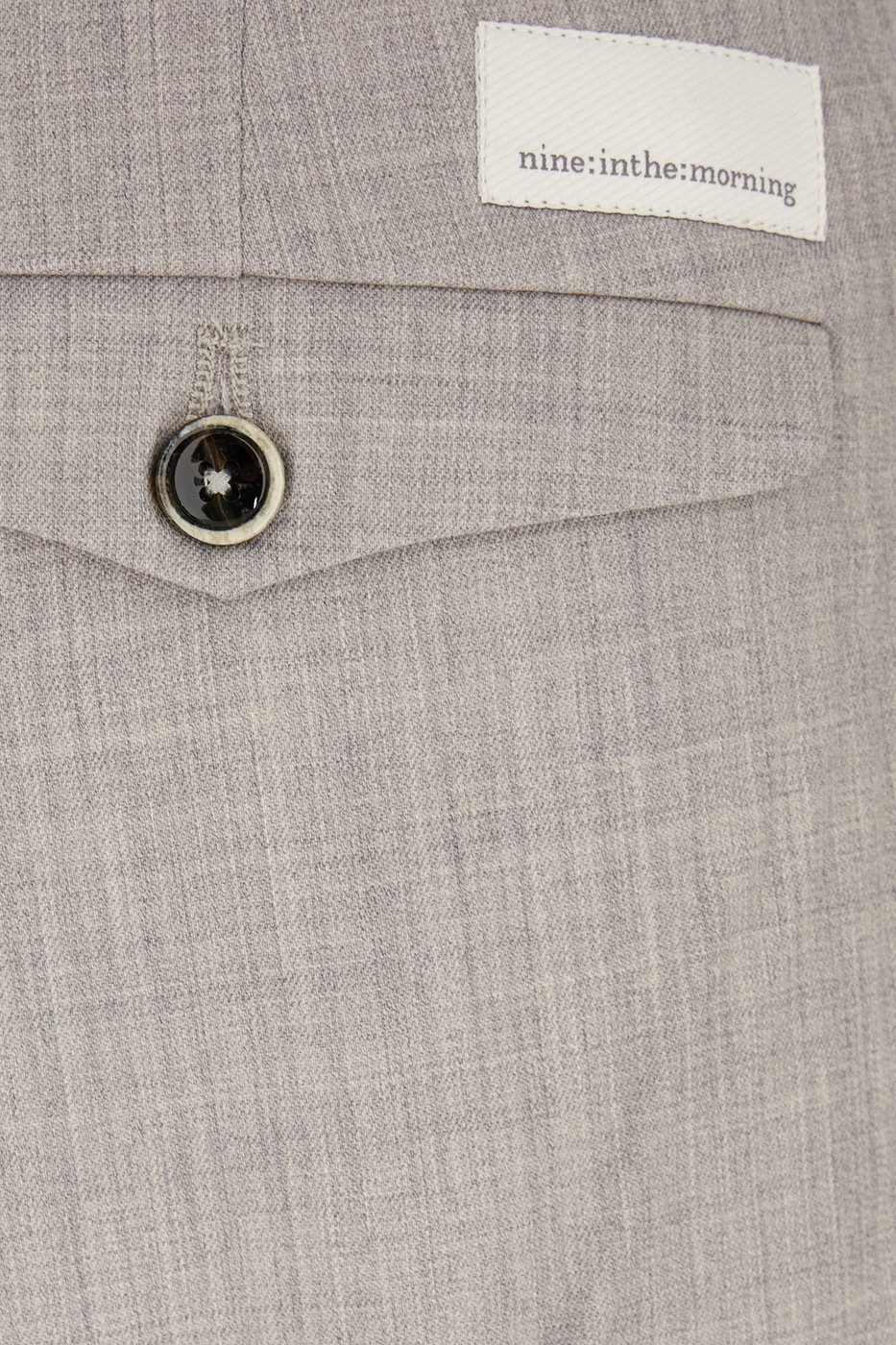 Nine In The Morning Light grey stretch wool sweater