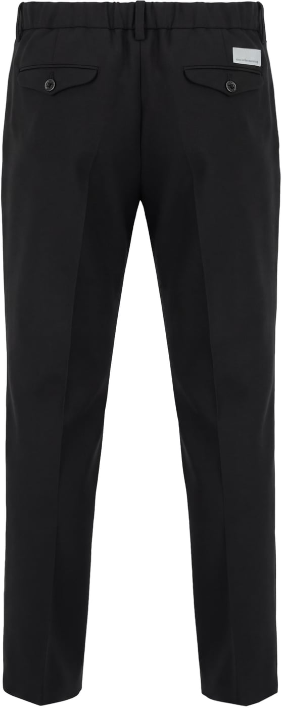 Virgin wool trousers