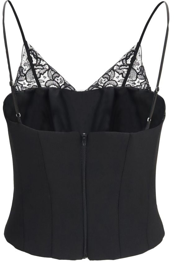 Nissa Black Polyester Shirt