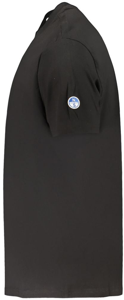 North Sails Black Cotton Men's T-Shirt