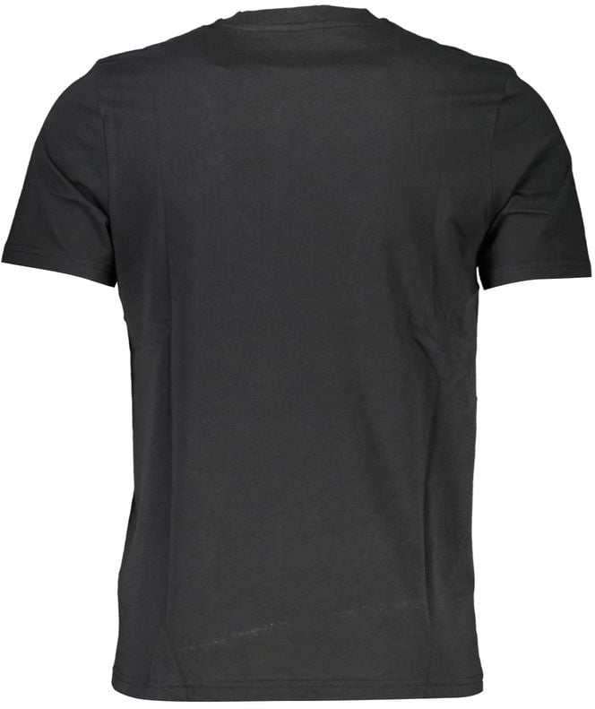 North Sails Black Cotton Men T-Shirt