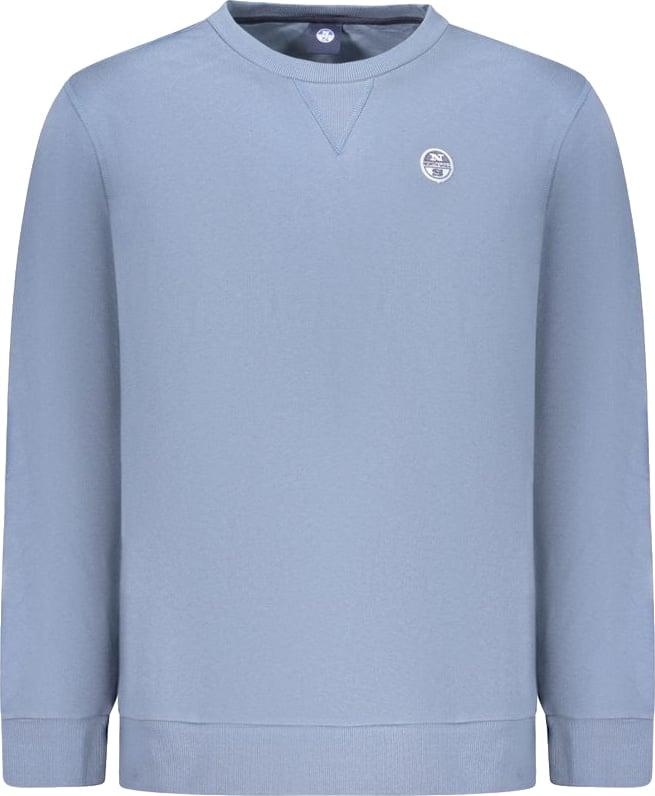 North Sails Blue Cotton Men's Sweatshirt