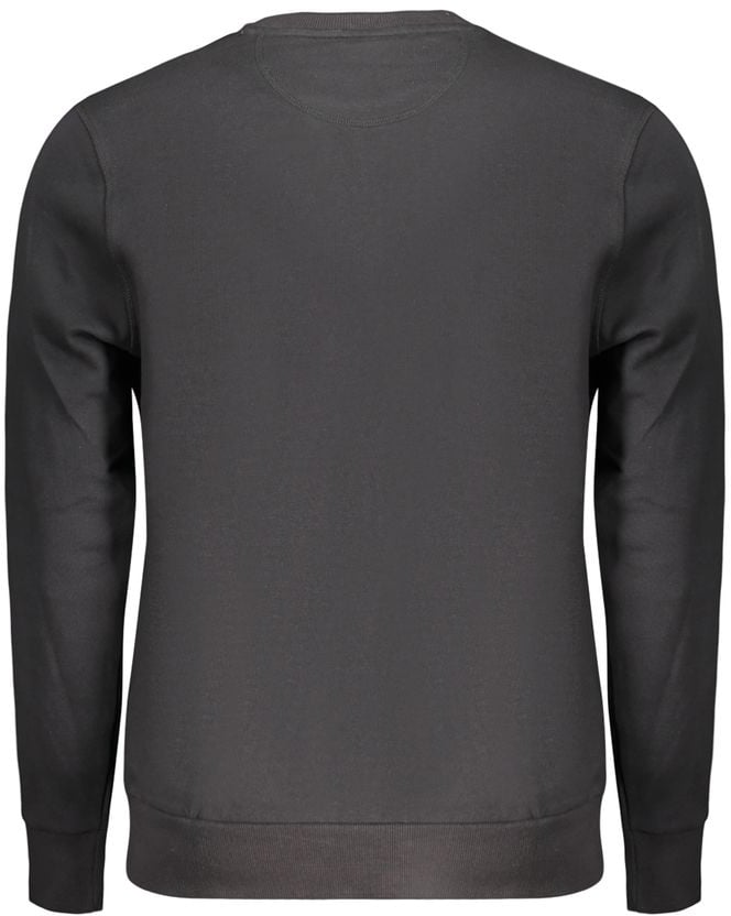 North Sails Black Cotton Mens Sweatshirt