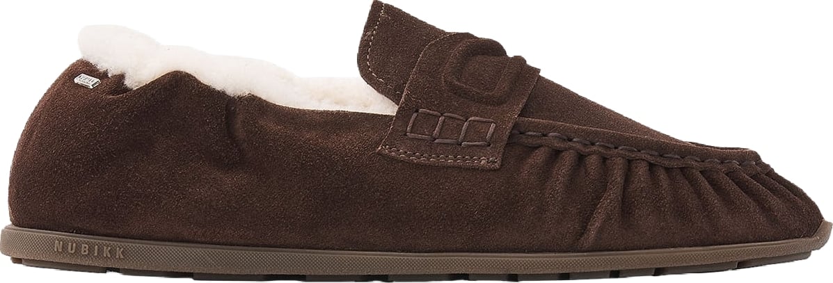 Dames Riley Mio Fur sneaker met bont Bruin