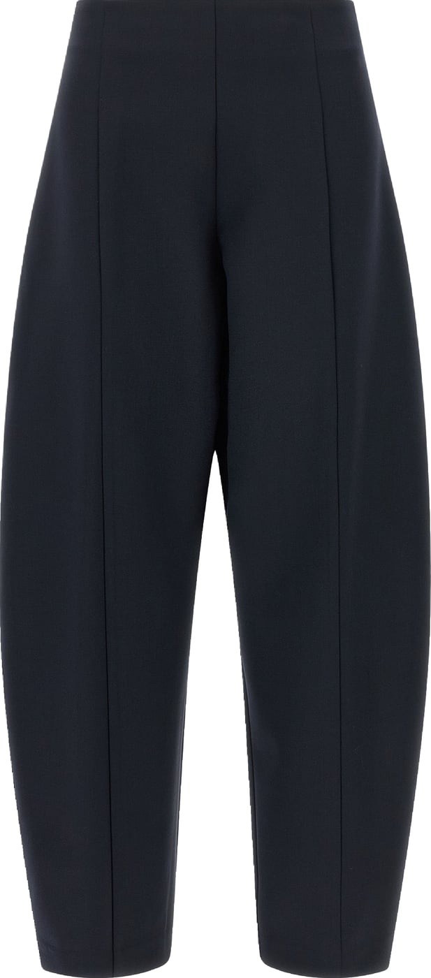 NUDE Blue Wool Casual Pants
