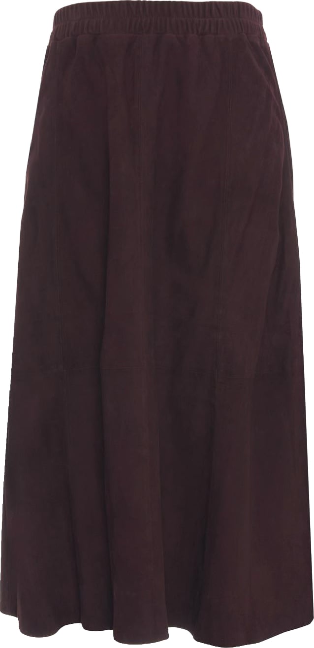 Suede midi skirt 'Nahee'