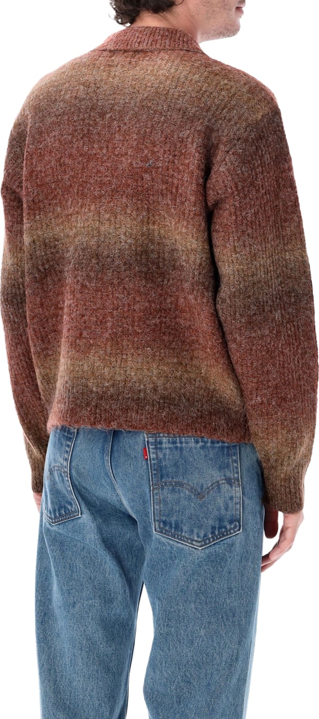 Gradient Cardigan Brown Multi