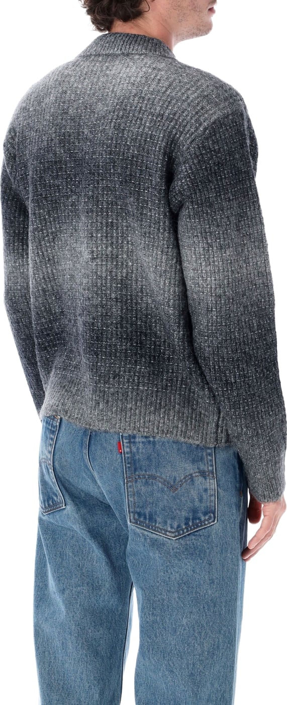 Gradient Cardigan Charcoal Multi