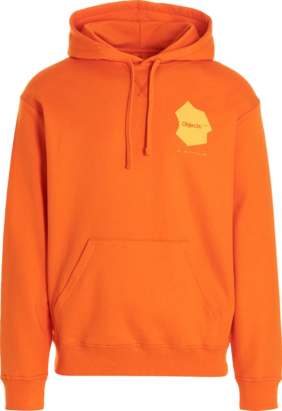 Objects IV Life Orange Cotton Sweatshirt