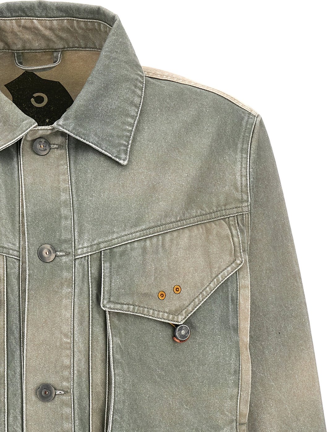 Objects IV Life Bicolor Cotton Denim Jacket