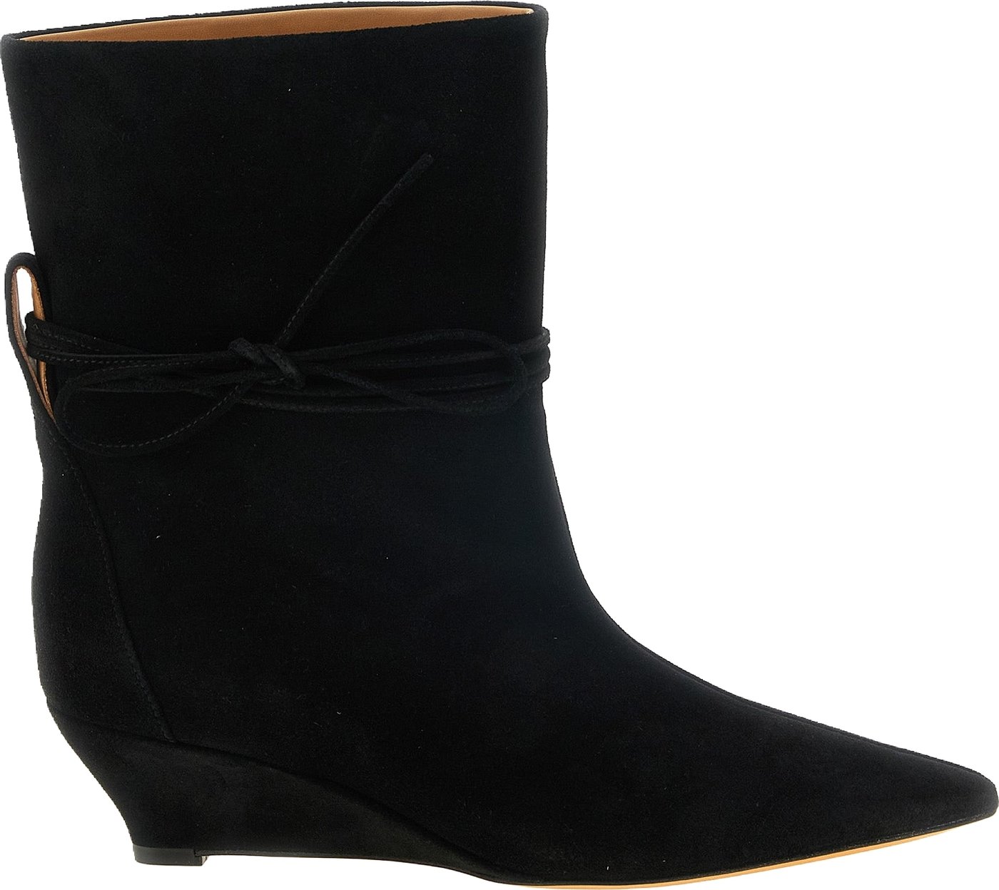 Black Suede Gemma Ankle Boots